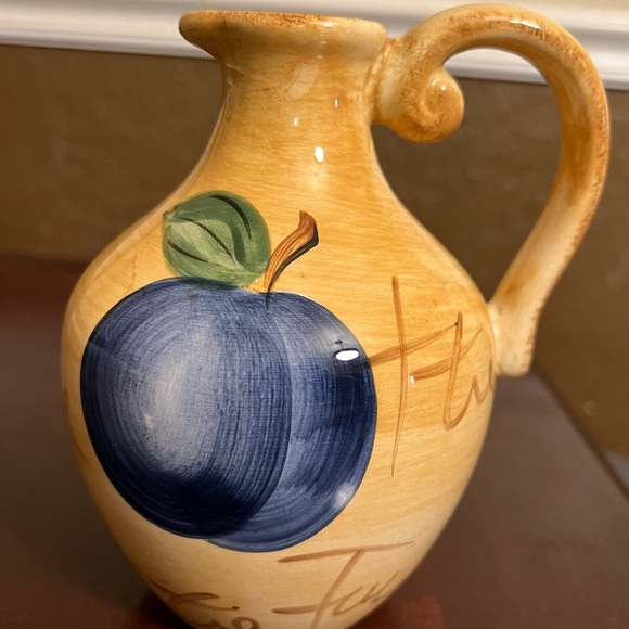 Vintage Oil & Vinegar Ceramic Cruet Set with Salt & Pepper, El Camino Brand - Picture 9 of 10